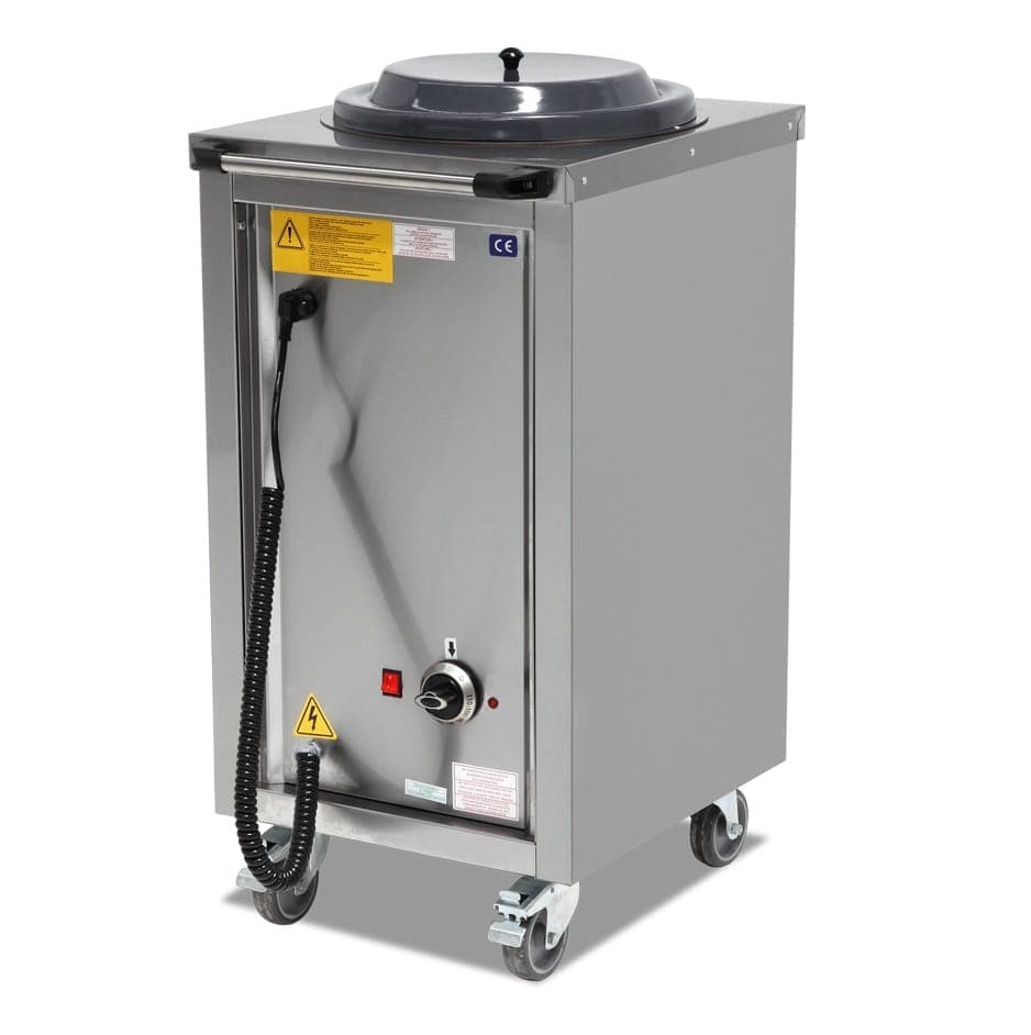 Tallerkendispenser med varme 50 tallerkenero260 320 mm – kapasiteten som redder servicetimen