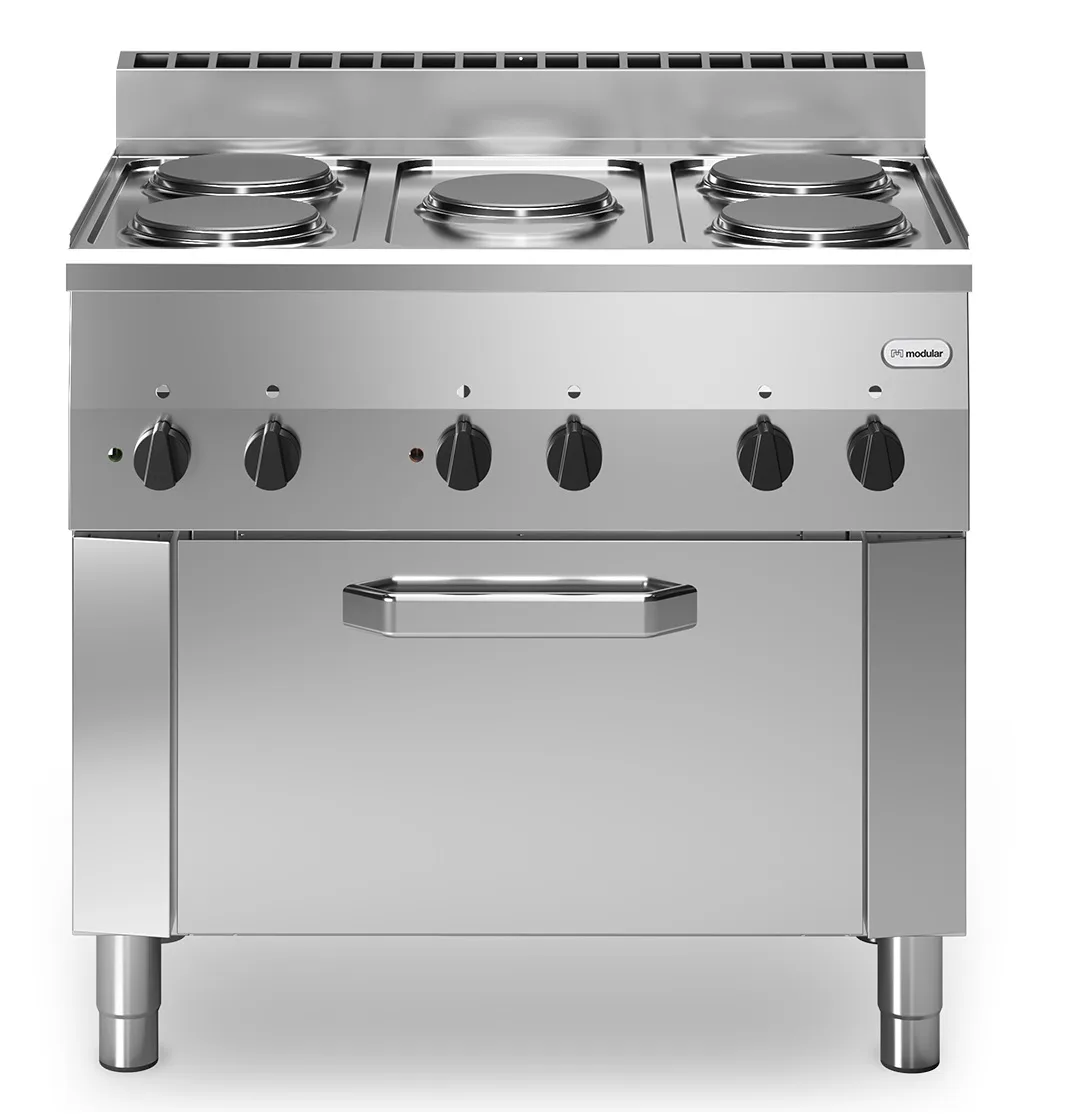 Elektrisk komfyr med konveksjonsovnmodular 90x60 cm – en grundig vurdering for norske storkjøkken