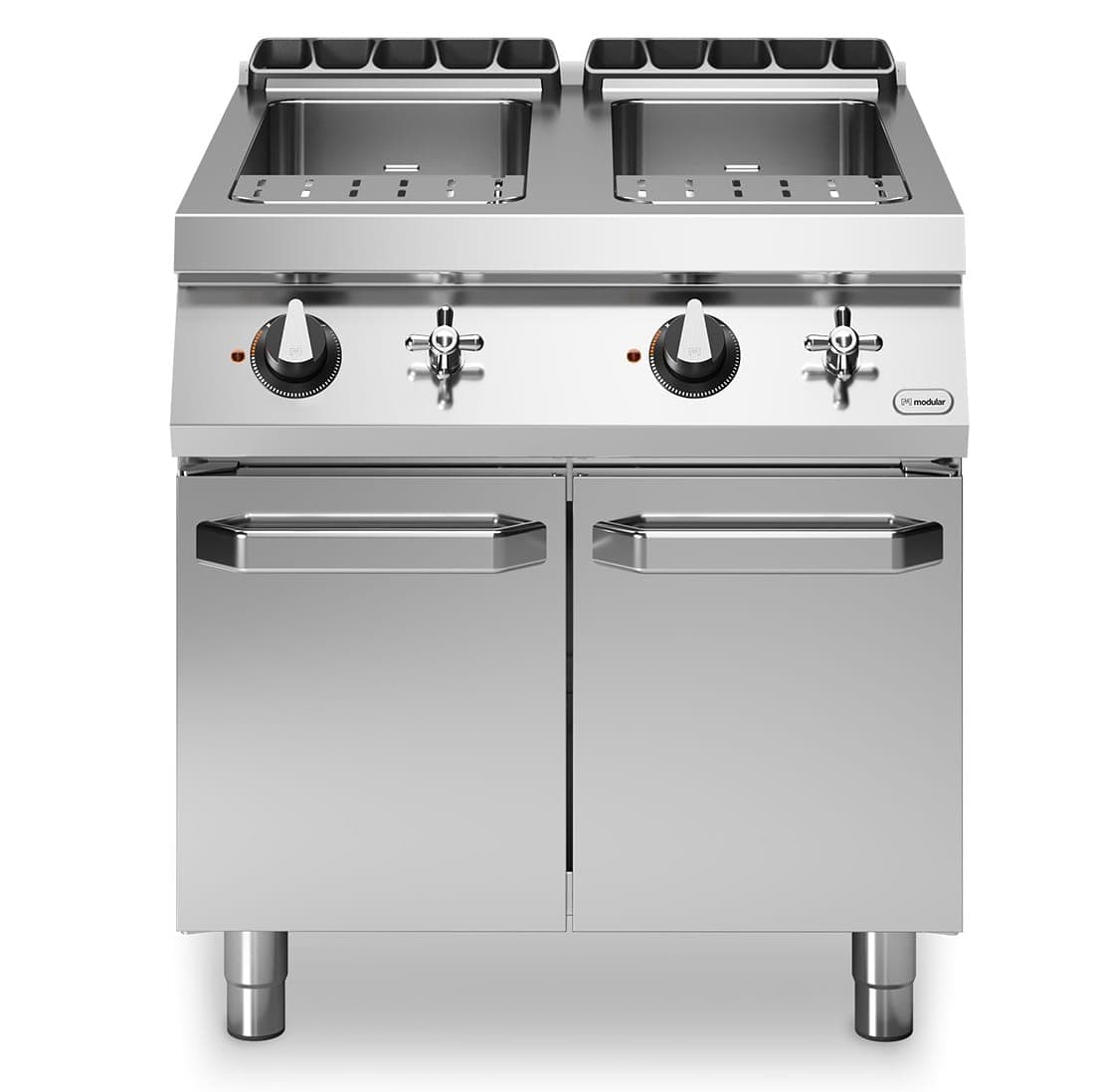 Gass Pastakoker 2x 26 Litermodular 80x73 Cm – kapasitet som tåler serveringspulsen