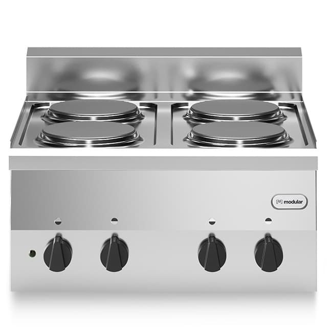 Koketopp 4 platermodular 60x60 cm: Erfaringer fra 15 år i norske storkjøkken